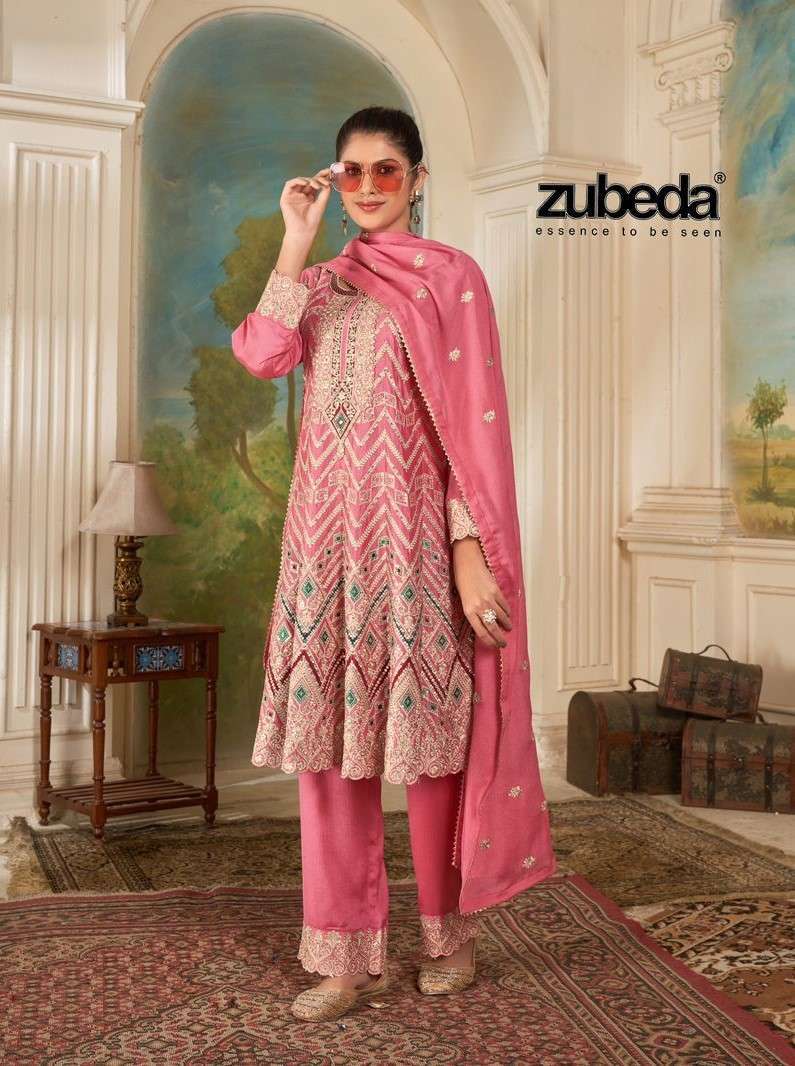 ZUBEDA MAYURI DESIGNER READYMADE WEDDING DRESS CATALOG DRESS COLLECTION WHOLESALE PRICE SURAT 2024