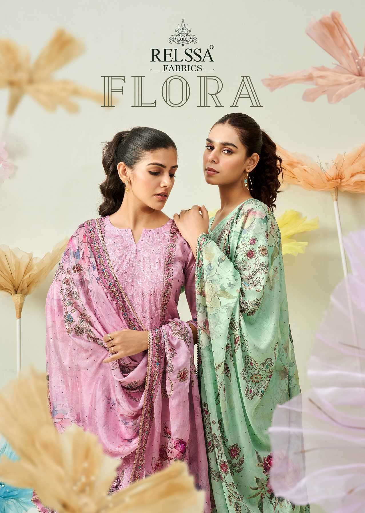 RELSSA FLORA FANCY HADNWORK MUSLIN DRESS CATALOG WHOLESALER 2024