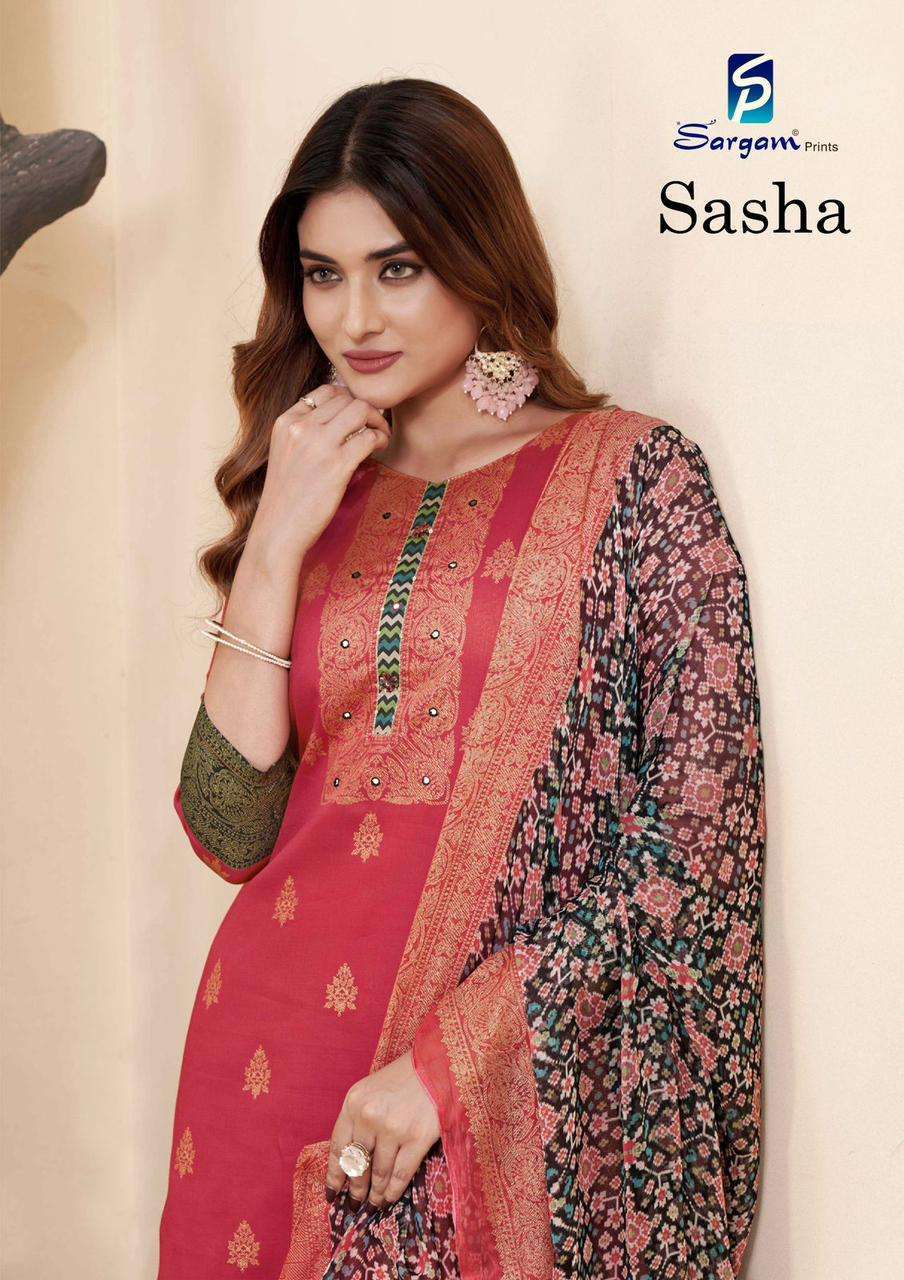 SARGAM SASHA FESTIVE WEAR SALWER KAMEEZ CATALOG EXPORTER 2024