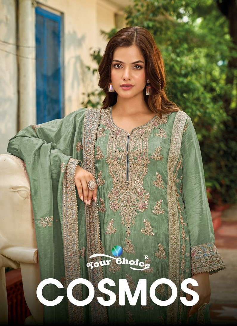 YOUR CHOICE COSMOS READYMADE DESIGNER LATEST CATALOG WHOLESALE PRICE SUPPLIER 2024