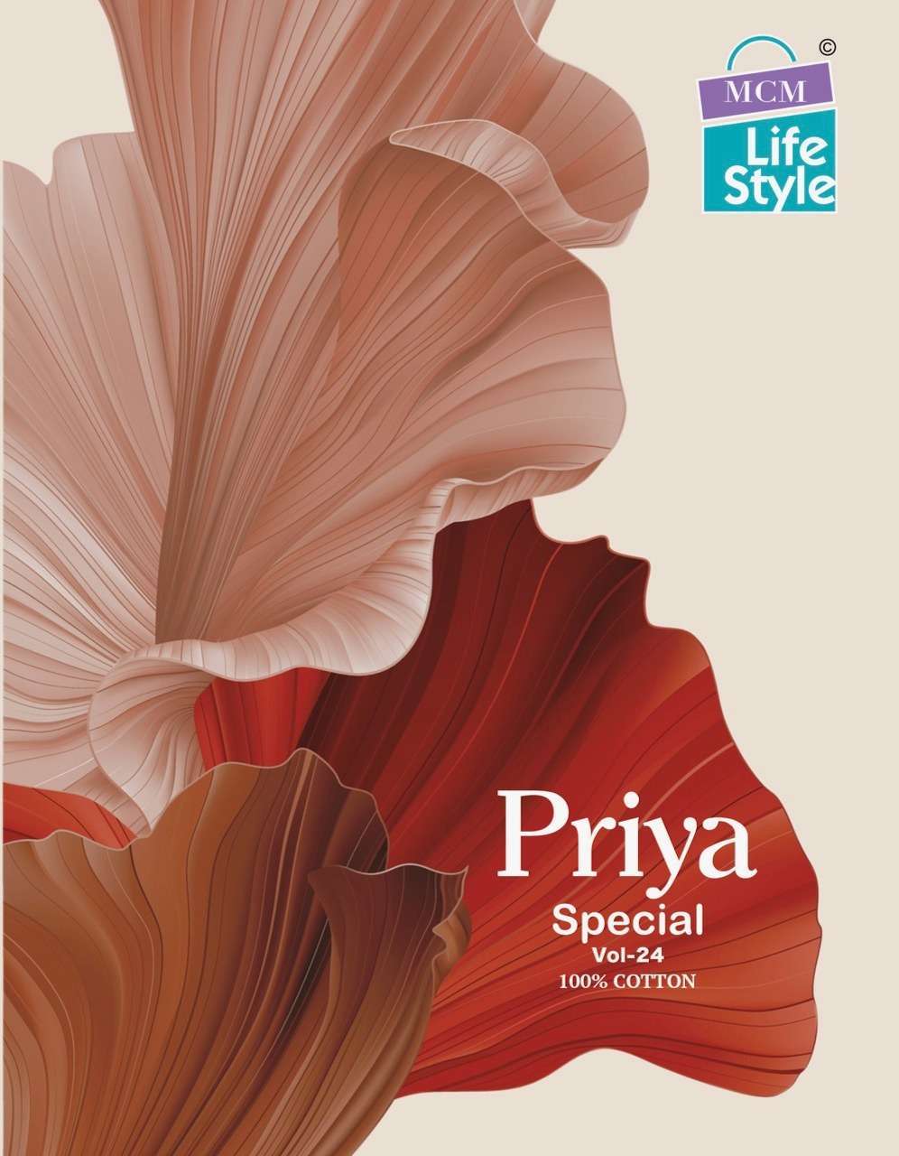 MCM LIFESTYLE PRIYA VOL 24 COTTON READYMADE COTTON CATALOG SUPPLIER BEST RATE SURAT 2024