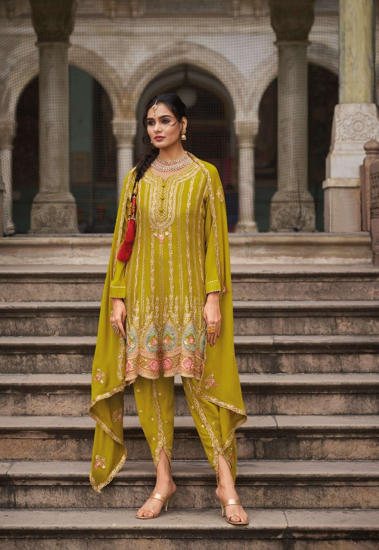 Dhoti suit party wear cheap