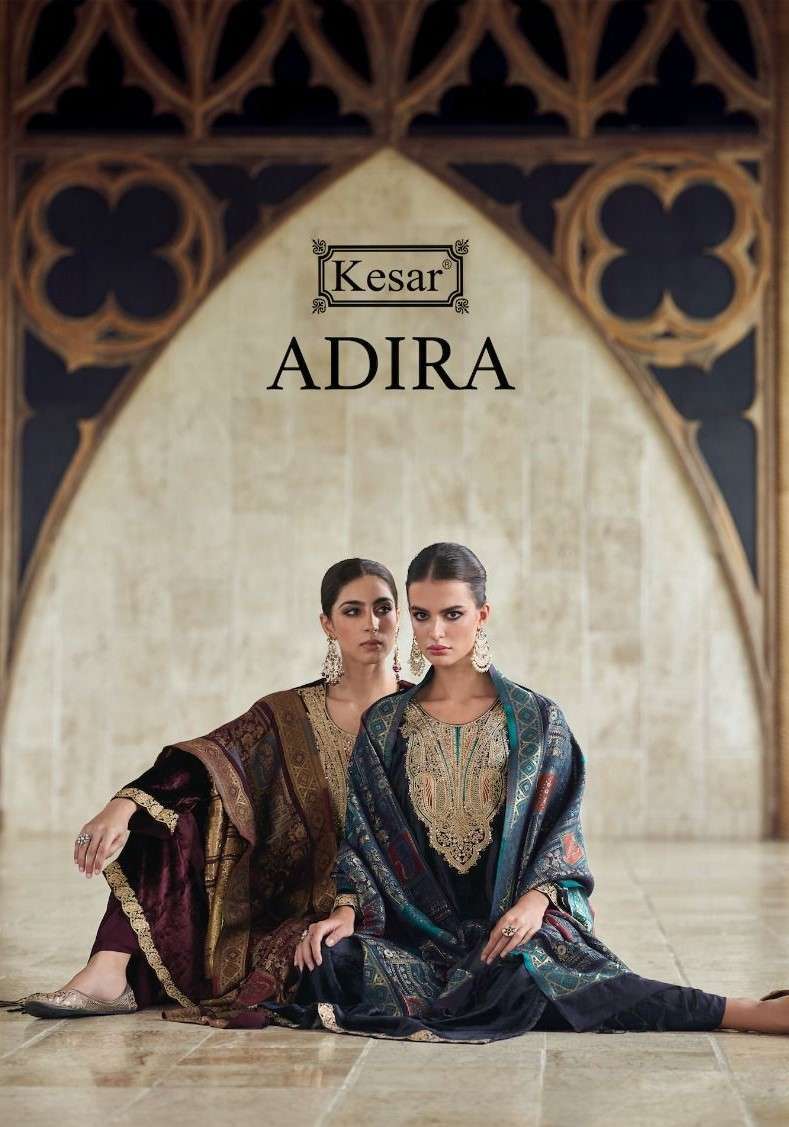 KARACHI PRINTS KESAR ADIRA VELVET SUIT CATALOGUE WHOLESALER 2024