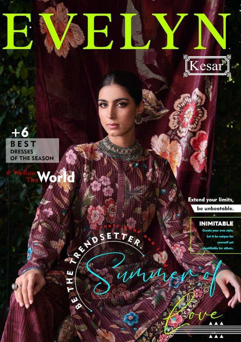 KARACHI PRINTS KESAR EVELYN VELVET SUIT CATALOGUE WHOLESALER 2024