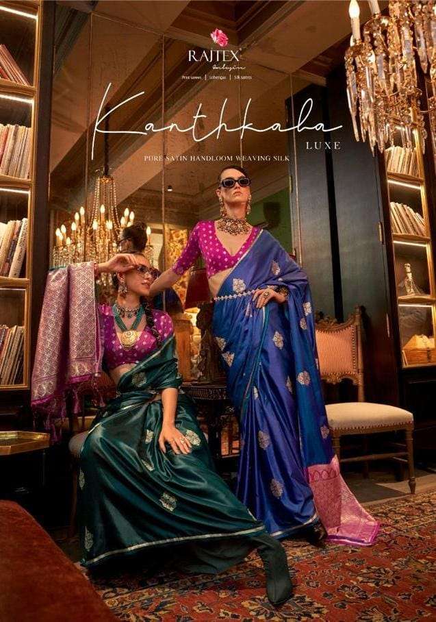 RAJTEX KANTHKALA LUXE 391001 TO 391006 FANCY DESIGNER SAREE COLLECTION WHOLESALER