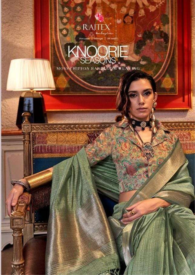 RAJTEX KNOORIE SEASONS 394001 TO 394006 FESTIVE WEAR STYLE SAREE COLLECTION WHOLESALER 