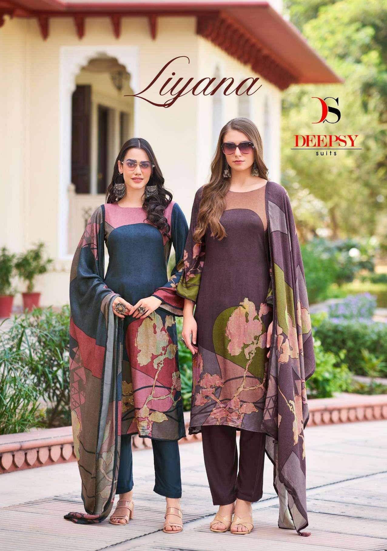 DEEPSY LIYANA DIGITAL PRINTS PASHMINA SUIT CATALOG SUPPLIER WHOLESALER 