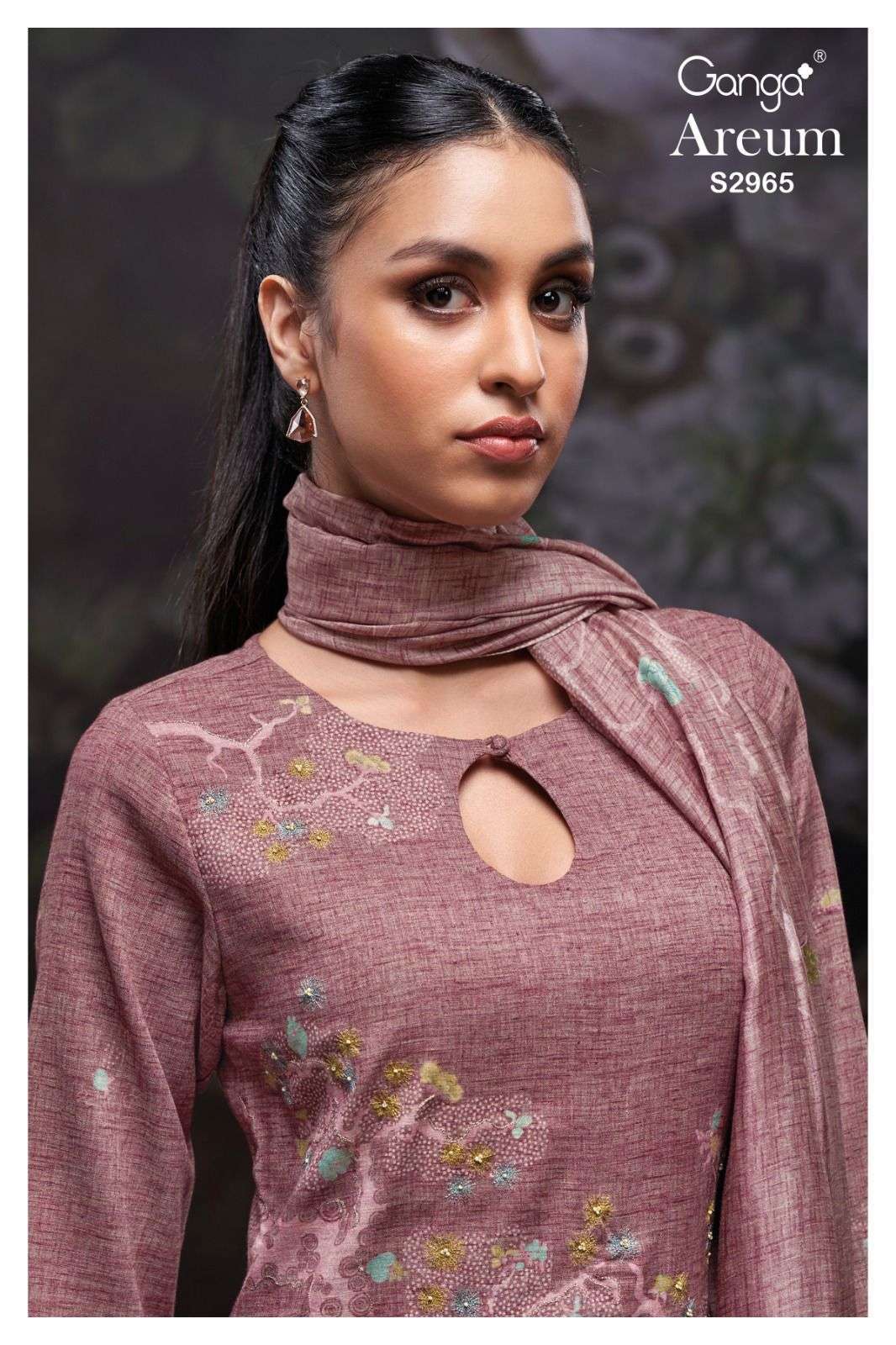 GANGA FASHION ARENUM 2965 WINTER WEAR WOVEN PATTERN SUIT DEALER 2024