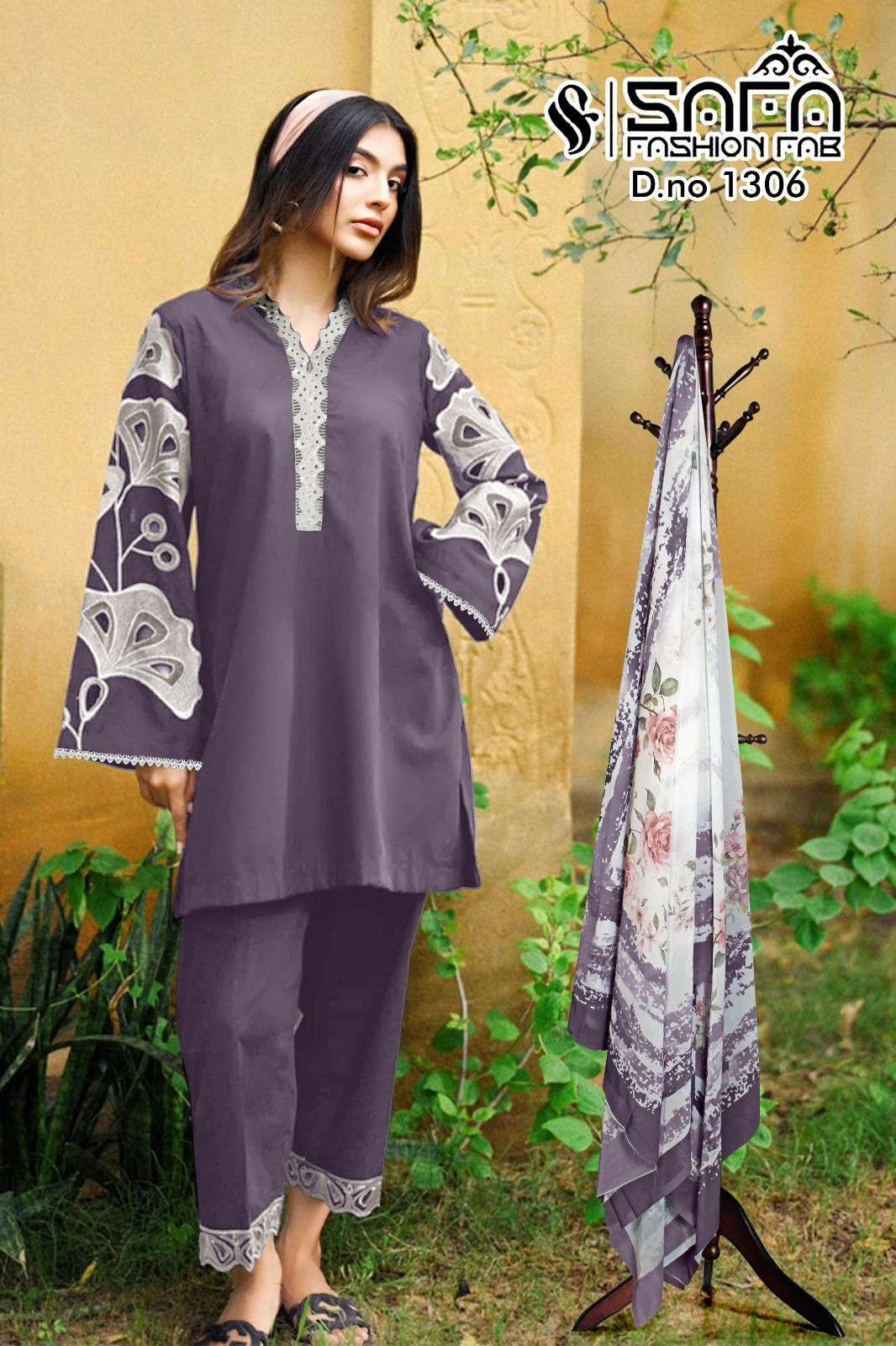 SAFA FASHION FAB 1306 FORMAL WEAR READYMADE PAKISTANI SUIT WHOLESALER 2024