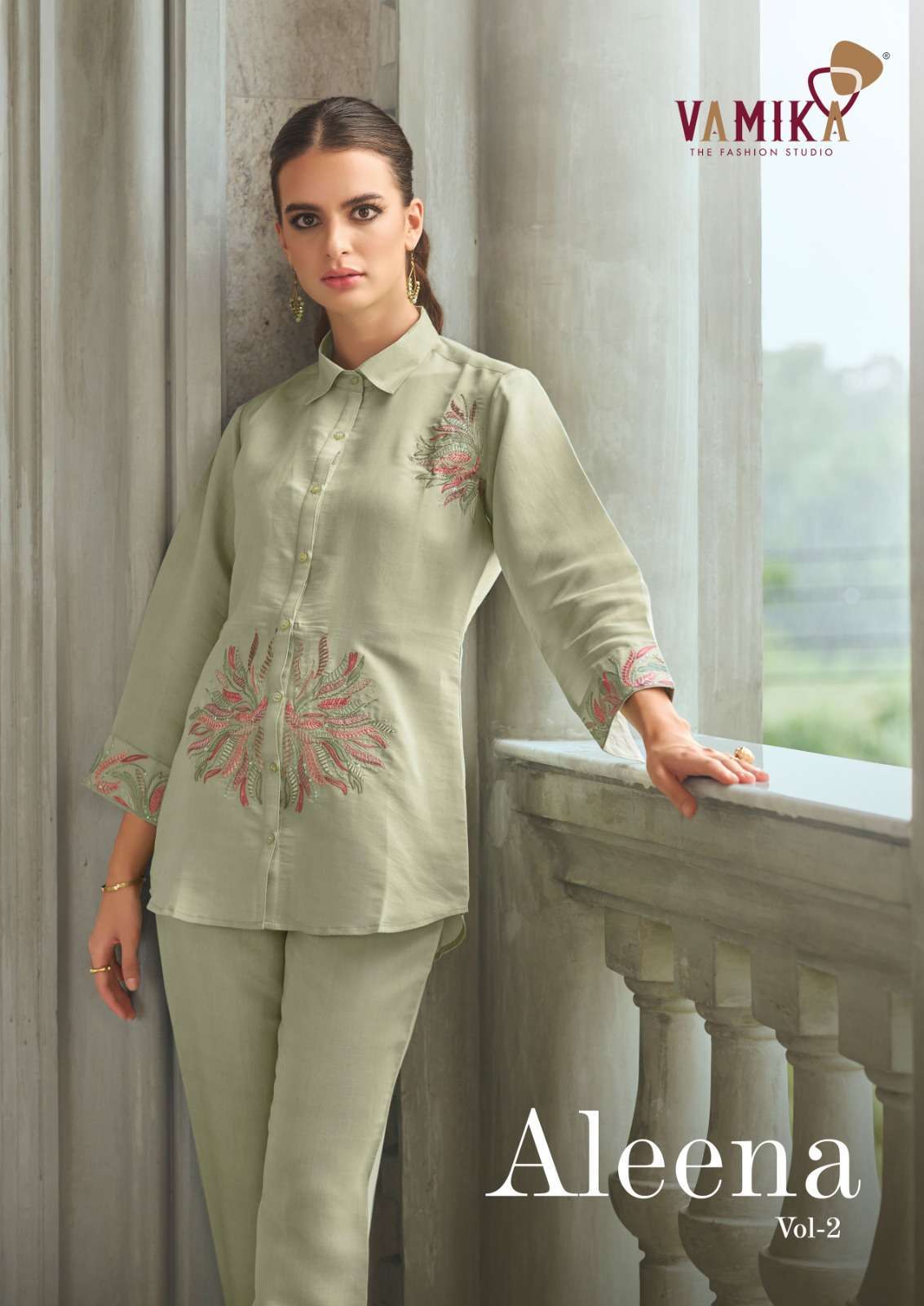 VAMIKA ALEENA VOL 2 OCCASION WEAR FANCY CORD SET COLLECTION WHOLESALE PRICE SURAT 2024