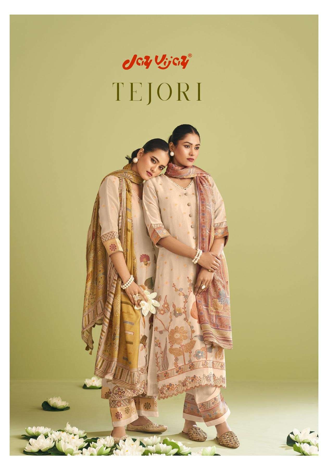 JAY VIJAY TEJORI DESIGNER JACQUARD SUIT CATALOG DEALER 2024