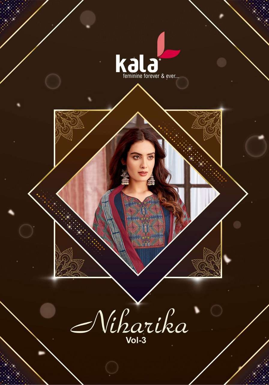 KALA NIHARIKA VOL 3 PRINTED COTTON READYMADE COLLECTION WHOLESALE PRICE SURAT 2024