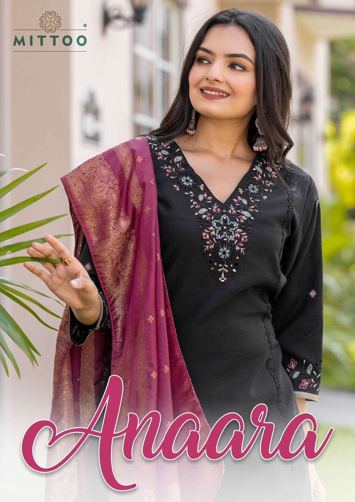 MITTOO ANAARA READYMADE LATEST DESIGNS 3 PIECE SET COLLECTION WHOLESALE PRICE 