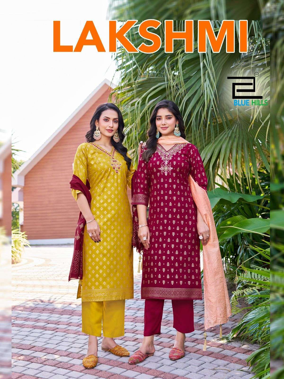 BLUE HILLS LAKSHMI FESTIVAL WEAR READYMADE 3 PCS SET WHOLESALE PRICE DEALER 2025