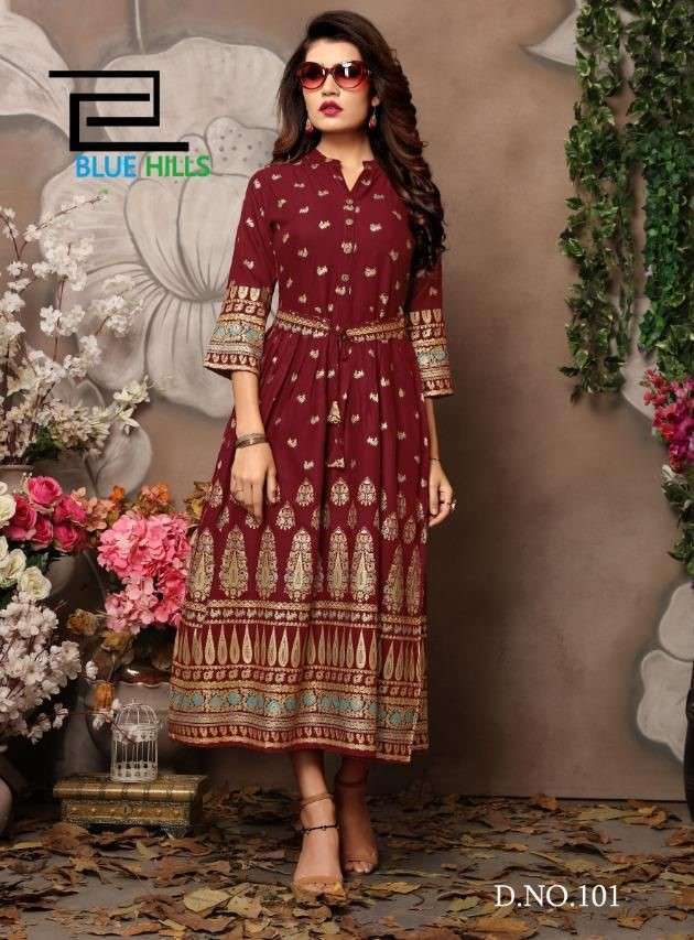 BLUE HILLS WALKWAY VOL 1 SPECIAL ANARKALI GOWN WHOLESALE PRICE SUPPLIER 