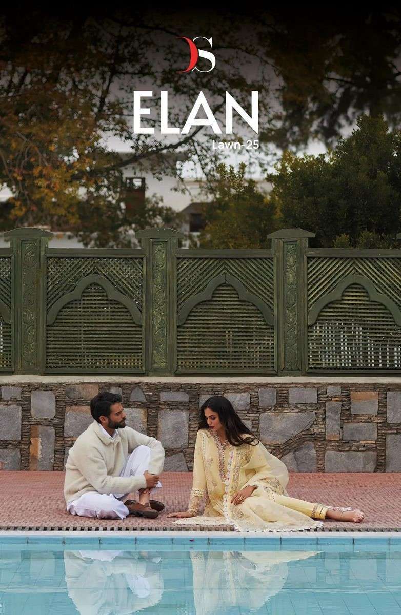 DEEPSY ELAN LAWN 25 PAKISTANI PURE COTTON SUIT CATALOG WHOLESALE PRICE DEALER 2025