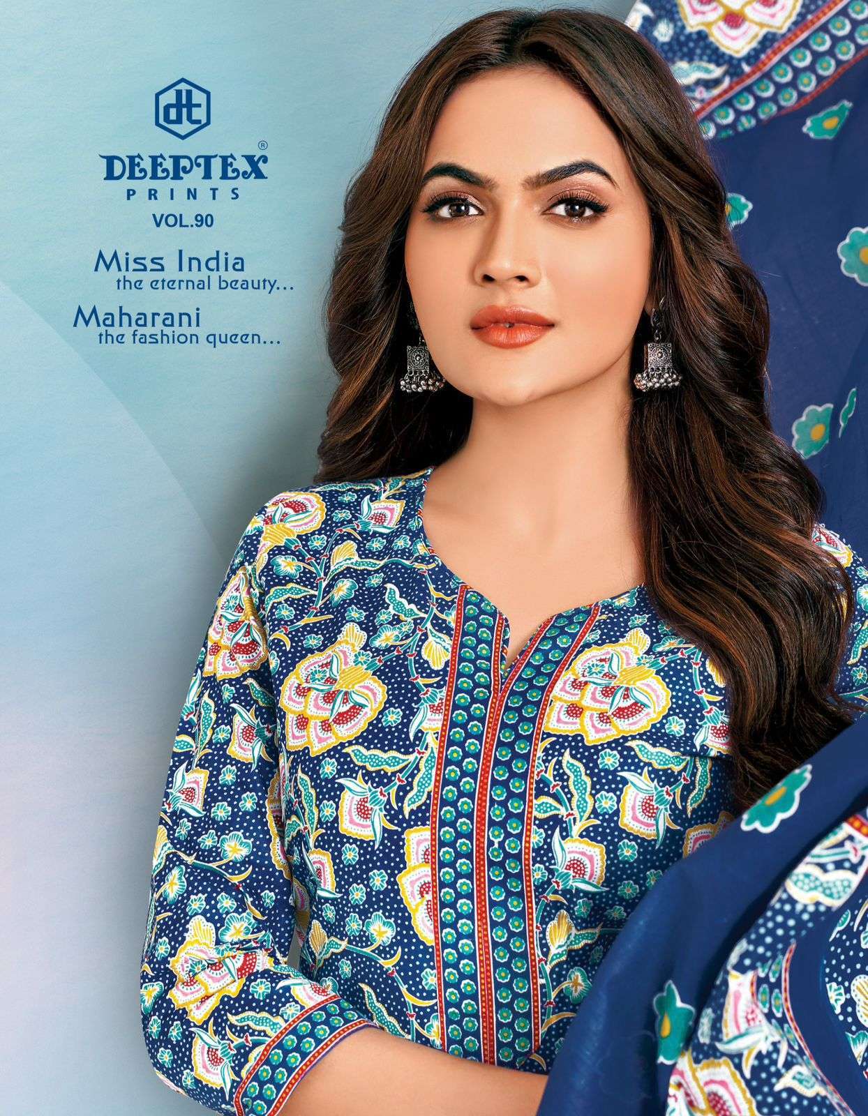 DEEPTEX MISS INDIA VOL 90 EXCLUSIVE PRINT COTTON DRESS CATALOG WHOLESALERS 2025