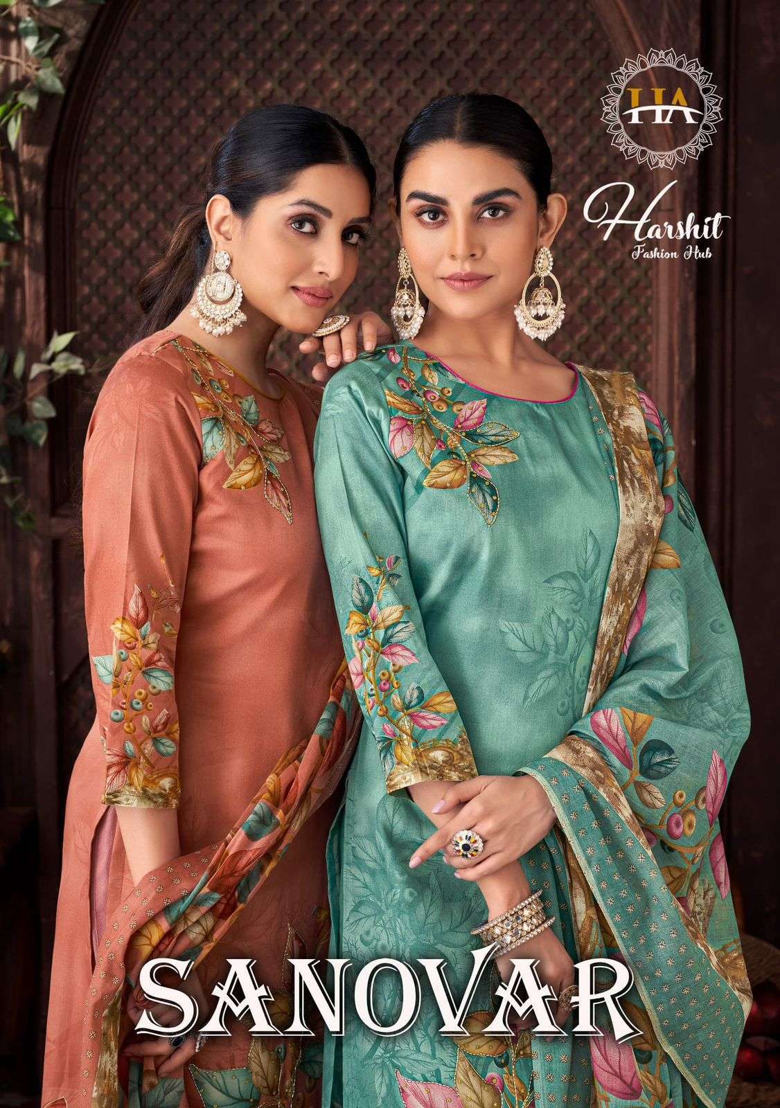 HARSHIT FASHION SANOVAR FANCY JAM COTTON SALWER SUIT COLLECTION BETS RATE DEALER 