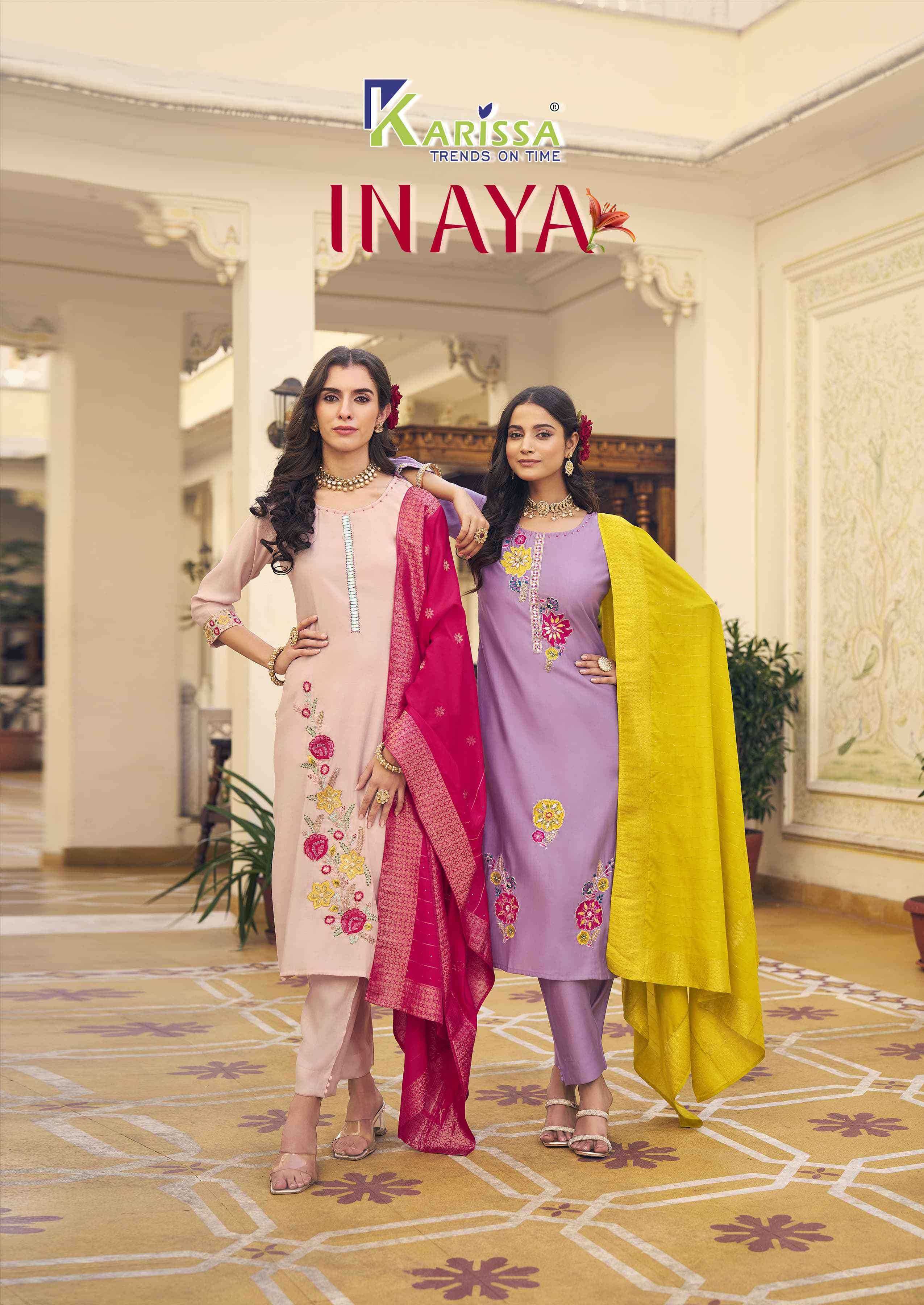 KARISSA INAYA READYMADE FANCY 3 PIECE SET COLLECTION BEST RATE DEALER 2025