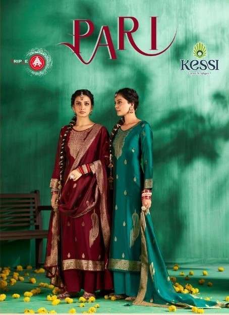KESSI PARI MUSLIN JACQUARD DESIGNER SUIT DEALER 2025