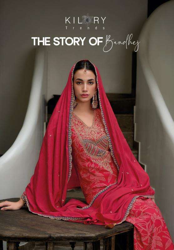 KILORY THE STORY OF BANDHEJ MODAL SILK LADIES SUIT WHOLESALER IN BEST RATE 