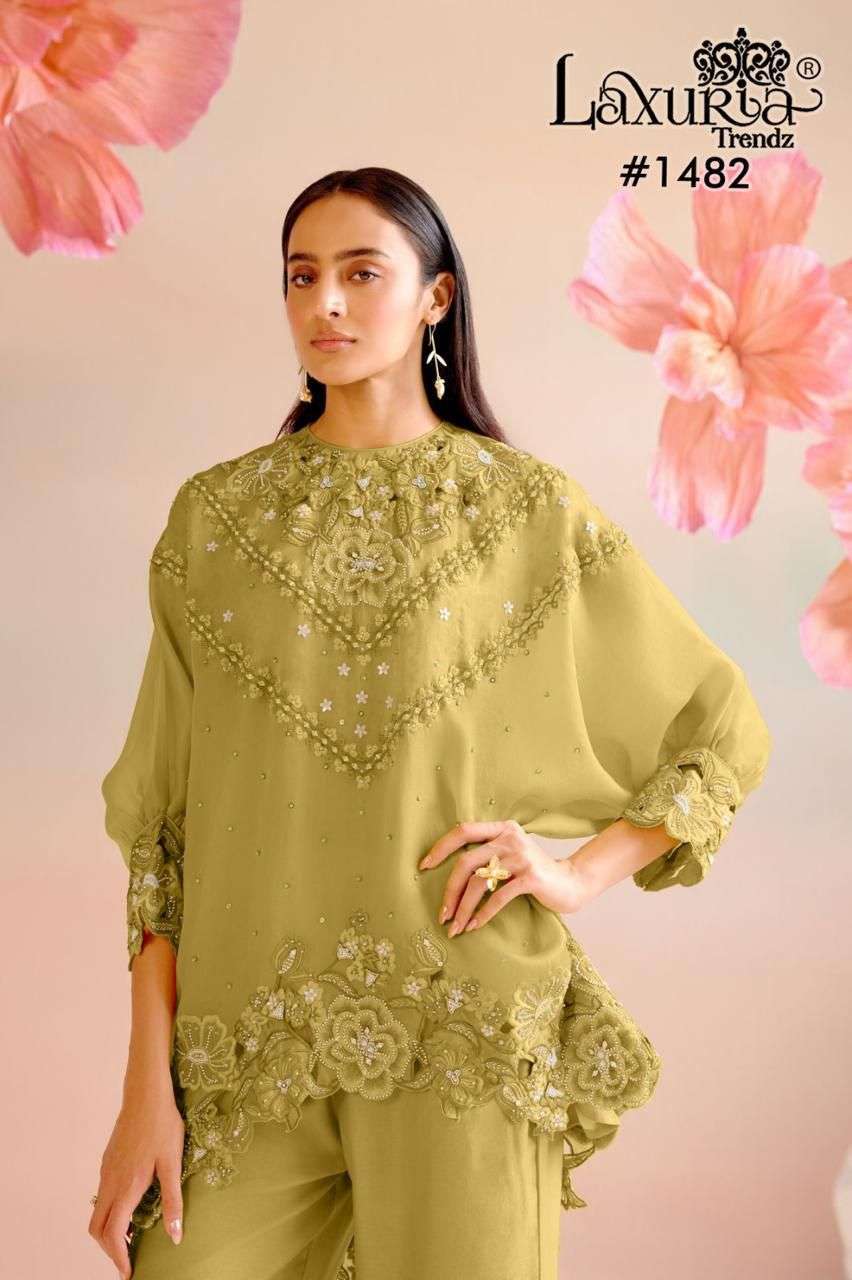 LAXURIA TRENDS 1482 DESIGNER CORD SET PAKISTANI CONCEPT DESIGN 2025