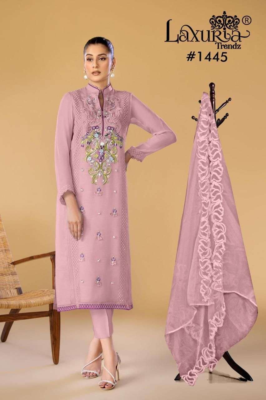 LAXURIA TRENDZ 1445 READYMADE DESIGNER PAKISTANI SUTI DEALER 2025