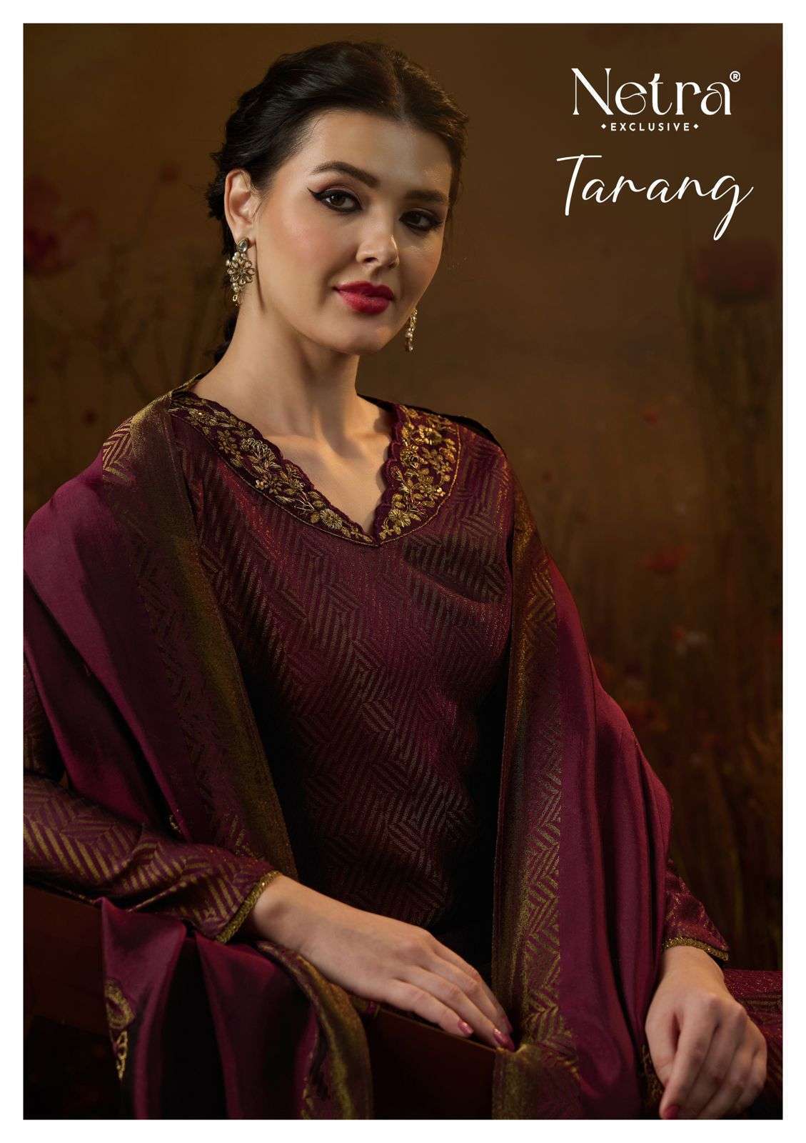 NETRA EXCLUSIVE TARANG PREMIUM SILK JACQUARD SALWER SUIT COLLECTION BEST RATE 