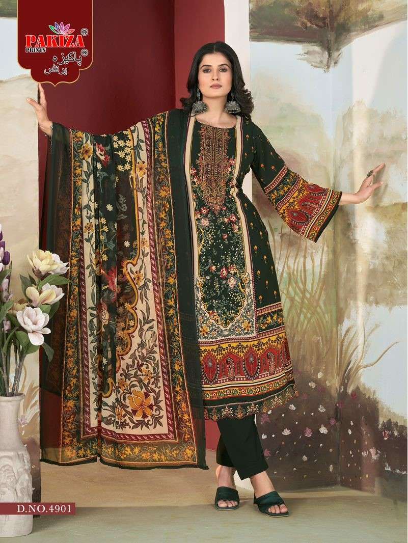 PAKIZA PRINTS LIBAS E KHAAS VOL 49 KASHMIRI DESIGN CRAPE SUIT COLLECTION BEST RATE 2025