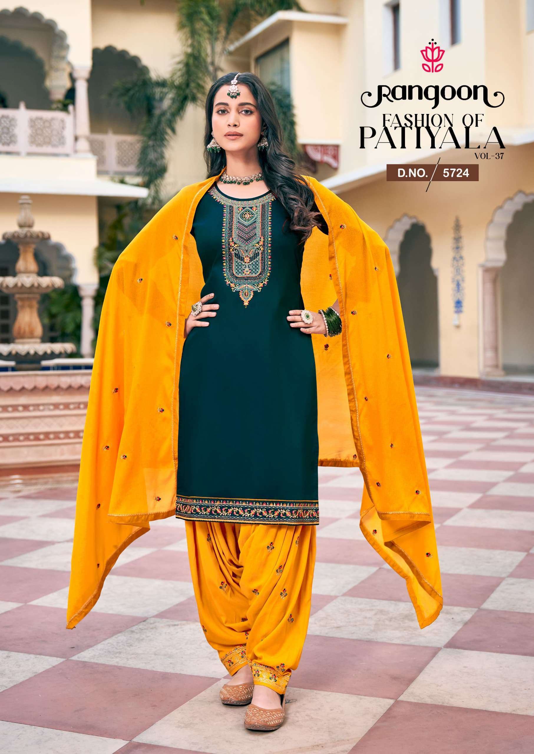 RANGOON FASHION OF PATIYALA VOL 37 PUNJABI PATIYALA SUIT WHOLESALER 2025