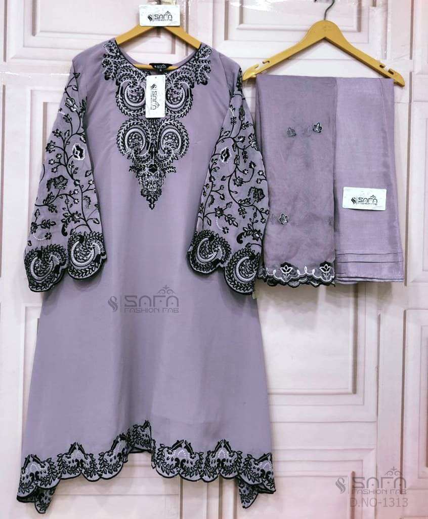 SAFA FASHION FAB 1313 DESIGNER KURTI PANT DUPATTA SET COLLCTION BEST RATE 2025