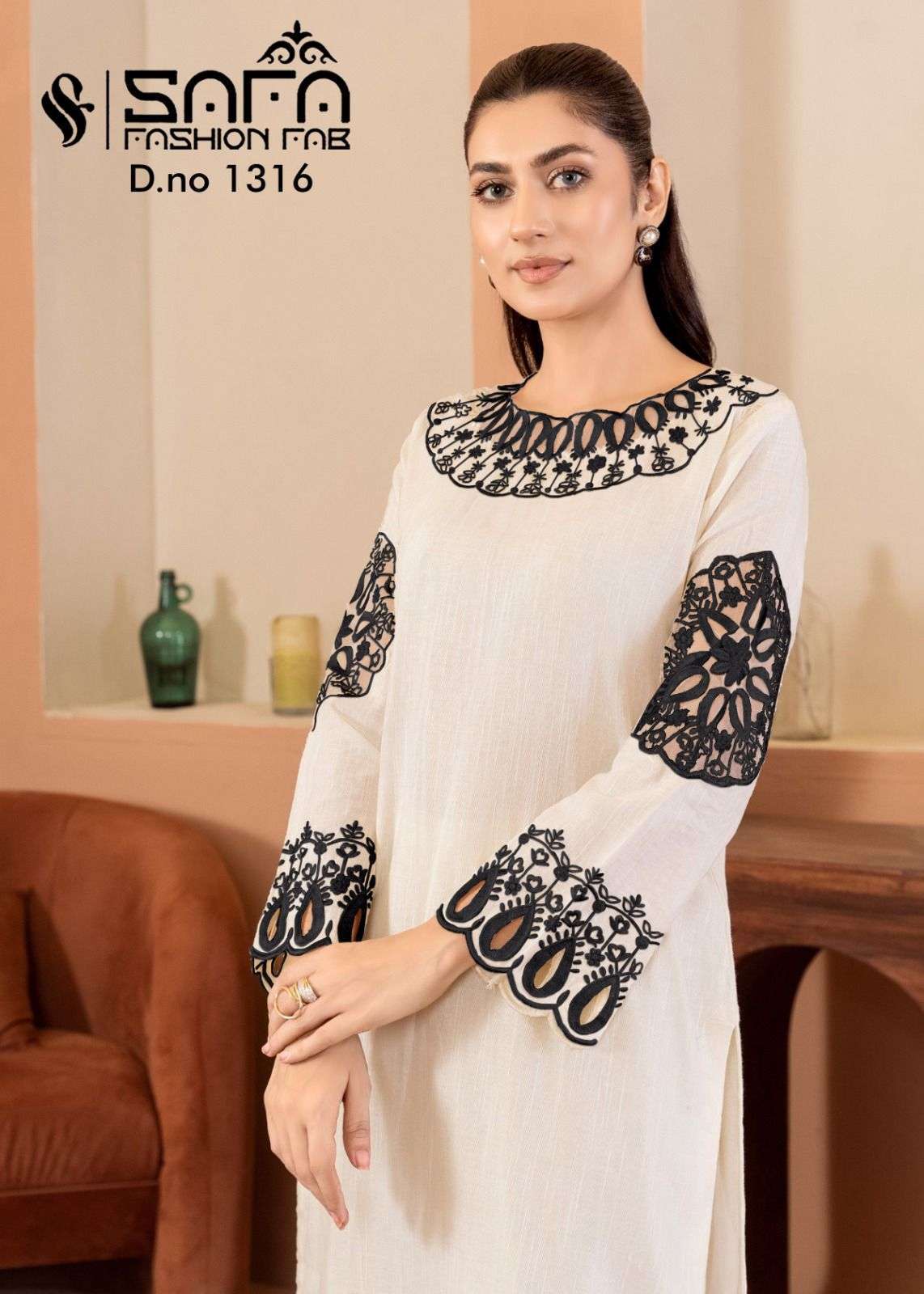 SAFA FASHION FAB 1316 PAKISTANI KURTI WHOLESALER 2024