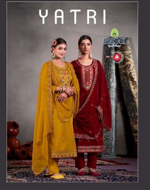 TRIPLE AAA YATRI FANCY JAM COTTON LADIES SUIT CATALOG DEALER 2025