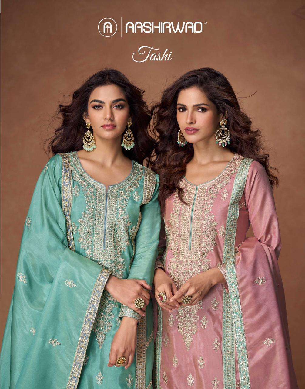 AASHIRWAD TASHI 10212 TO 10214 DESIGNER PALAZZO CATALOGUE SUPPLIER 2025