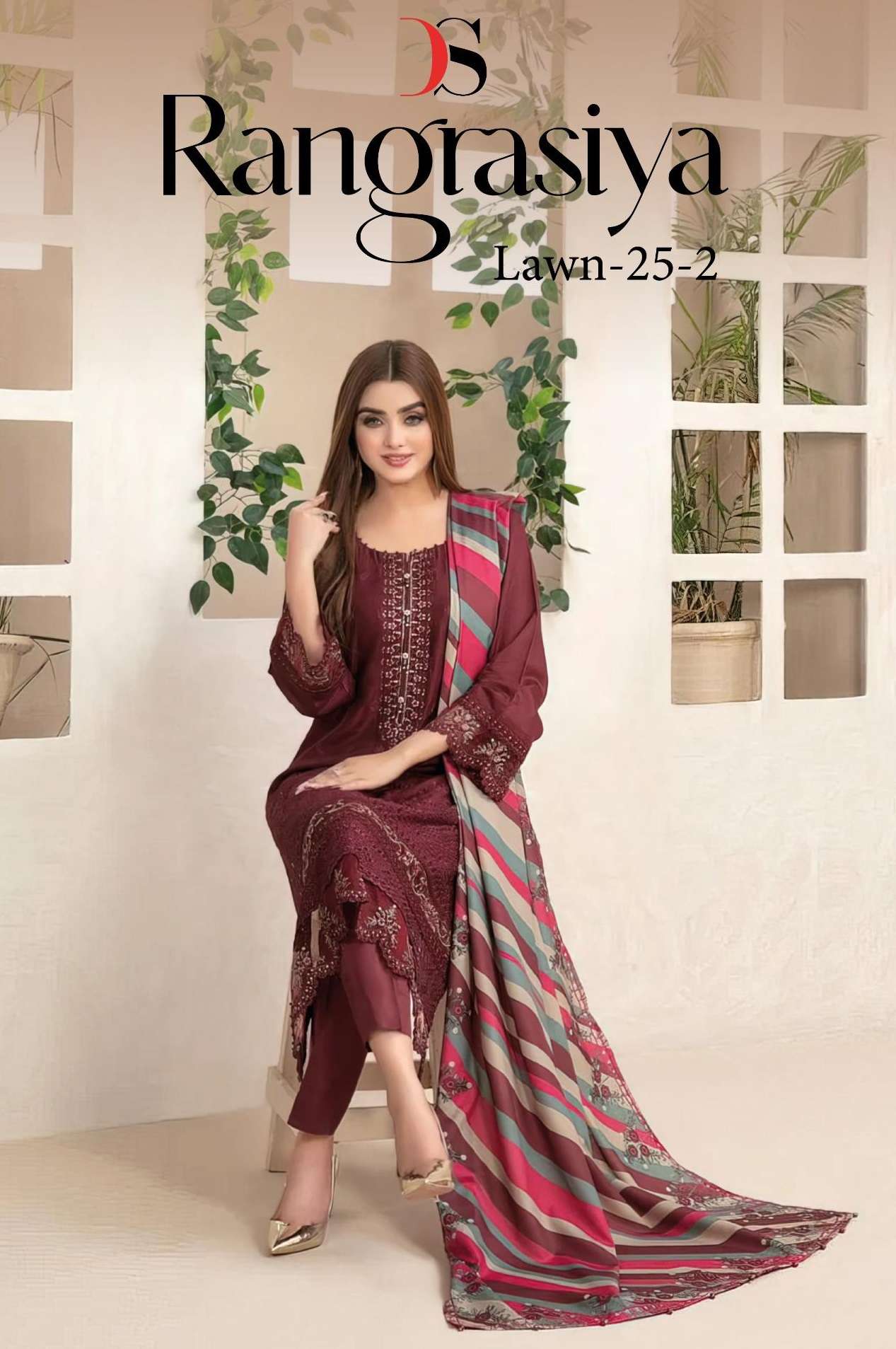 DEEPSY SUIT RANGRASIYA LAWN 25 2 WHOLESALE CATALOGUE SUPPLIER 