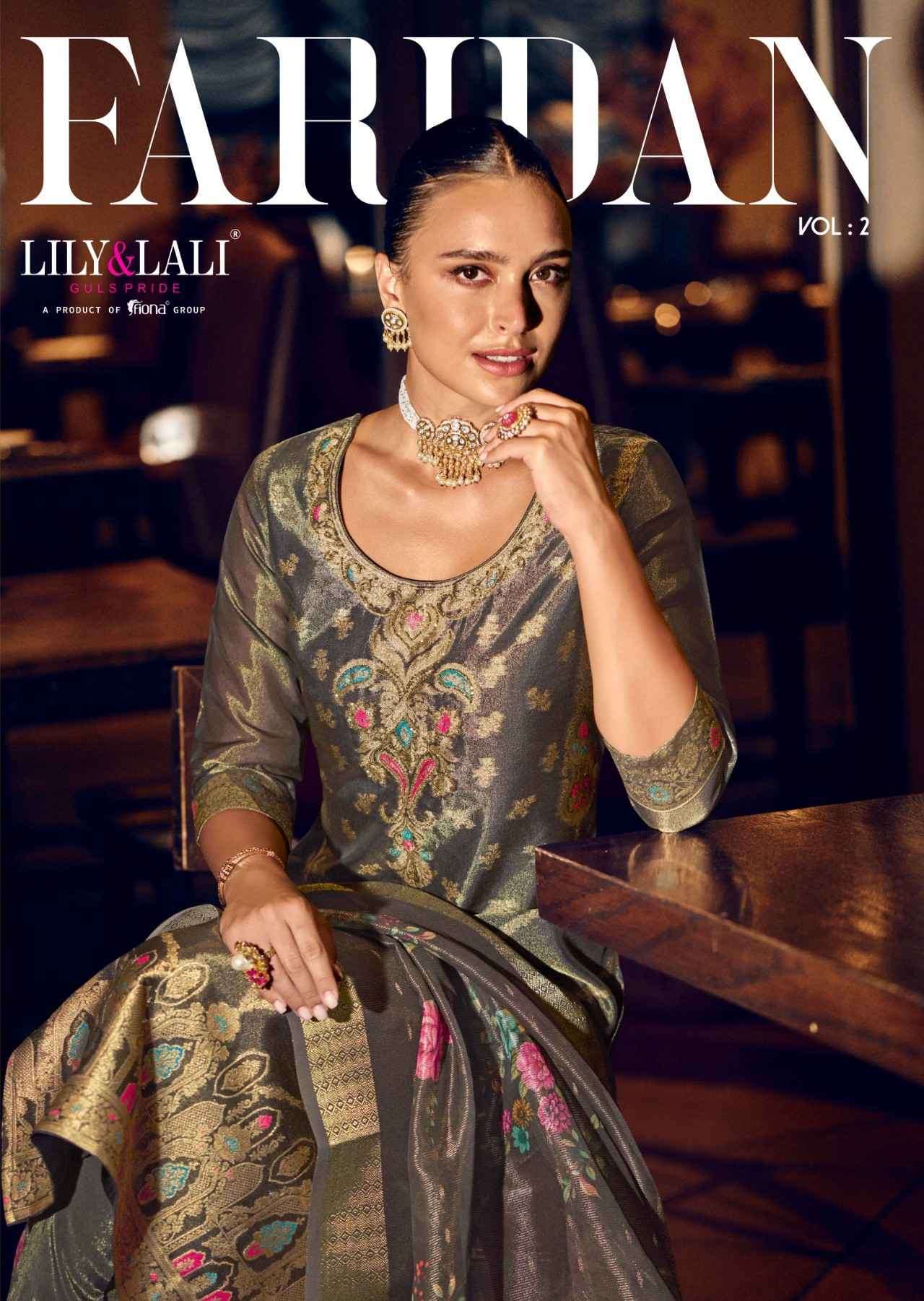 LILY AND LALI FARIDAN VOL 2 BANARASI JACQUARD READYMADE SUIT WHOLESALER 2025