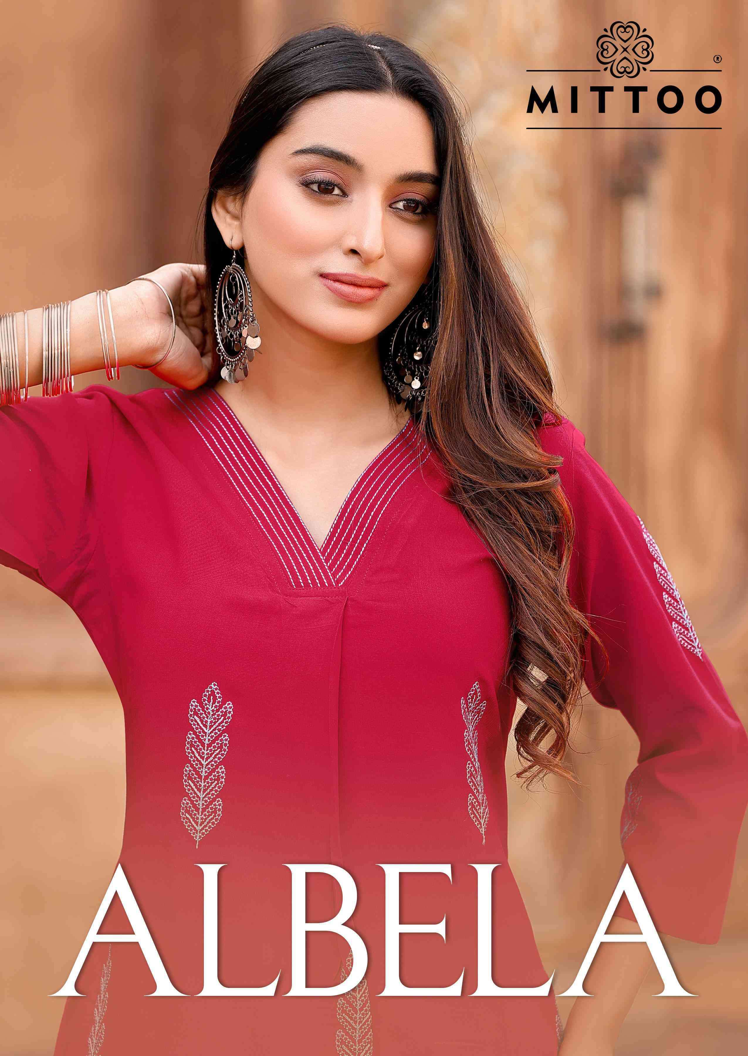 MITTOO ALBELA FANCY STRAIGHT KURTI BOTTOM SET CATALOG WHOLESALER 2025