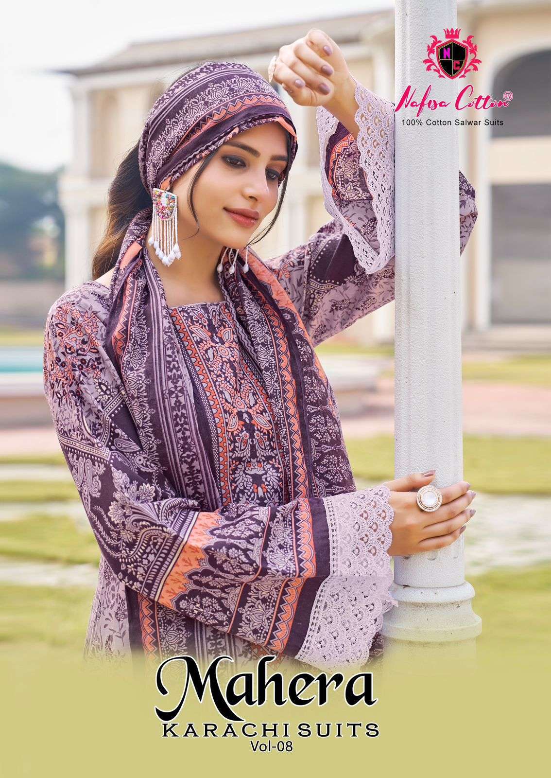 NAFISA COTTON MAHERA VOL 8 DIGITAL PRINTED DAILY WEAR COTTON SUIT SUPPLIER WHOLESALE RATE 