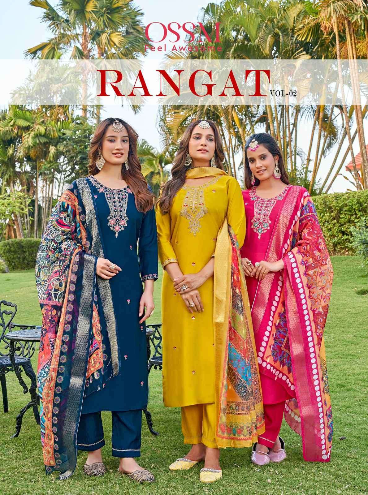 OSSM RANGAT VOL 2 FANCY READYMADE 3 PIECE SET CATALOG SUPPLIER 2025