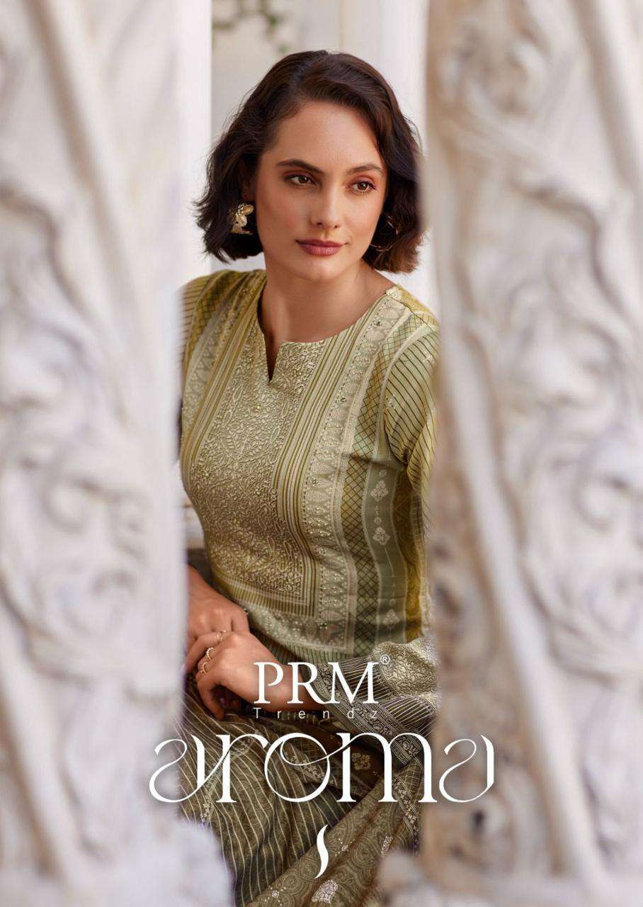 PRM TRENDZ AROMA FANCY ZAM COTTON SALWER SUIT CATALOG EXPORTER 2025