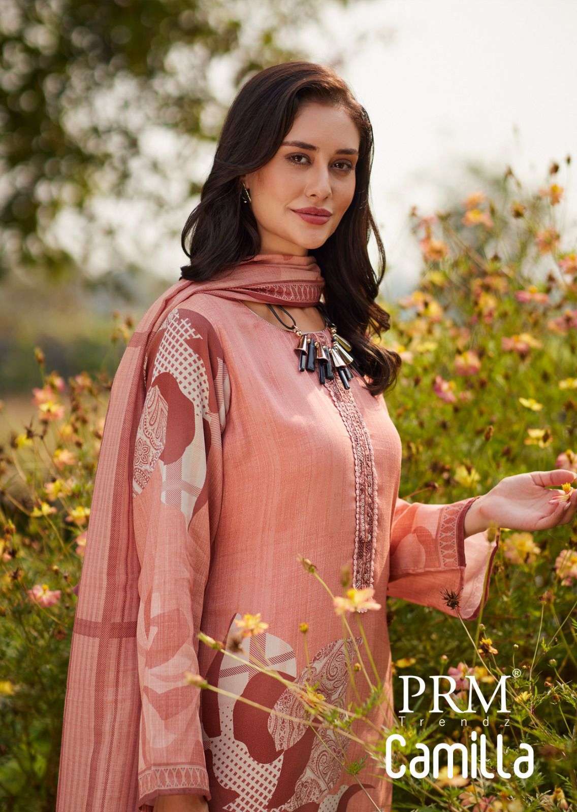 PRM TRENDZ CAMILLA FANCY WORK JAM COTTON SALWER SUIT COLLECTION BEST RATE DEALER 2025