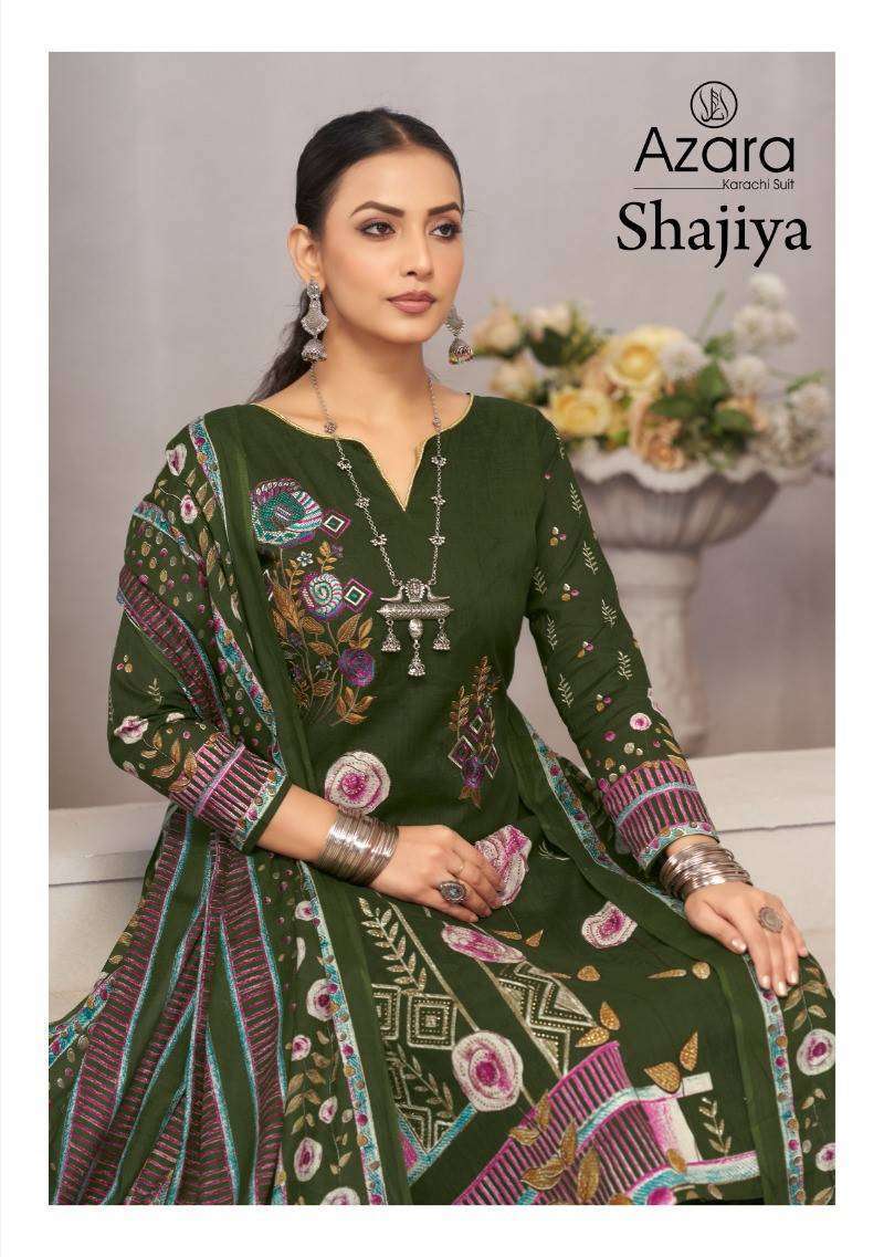 RADHIKA AZARA SHAJIYA DESIGNER PRINT LAWN COTTON SUIT SUPPLIER 2025