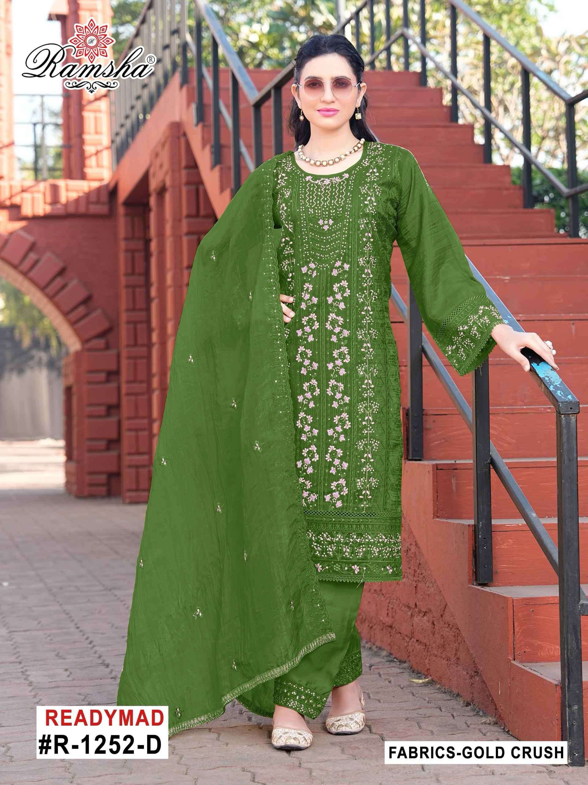 RAMSHA R 1252 NX PAKISTANI DESIGNER READYMADE CATALOG 