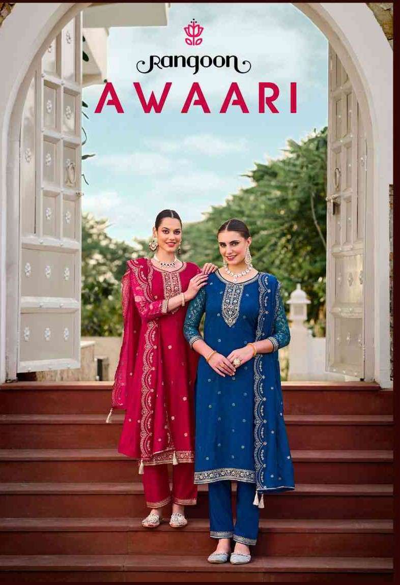 RANGOON AWAARI JACQUARD 3 PIECE SET COLLECTION BEST RATE DEALER 2025