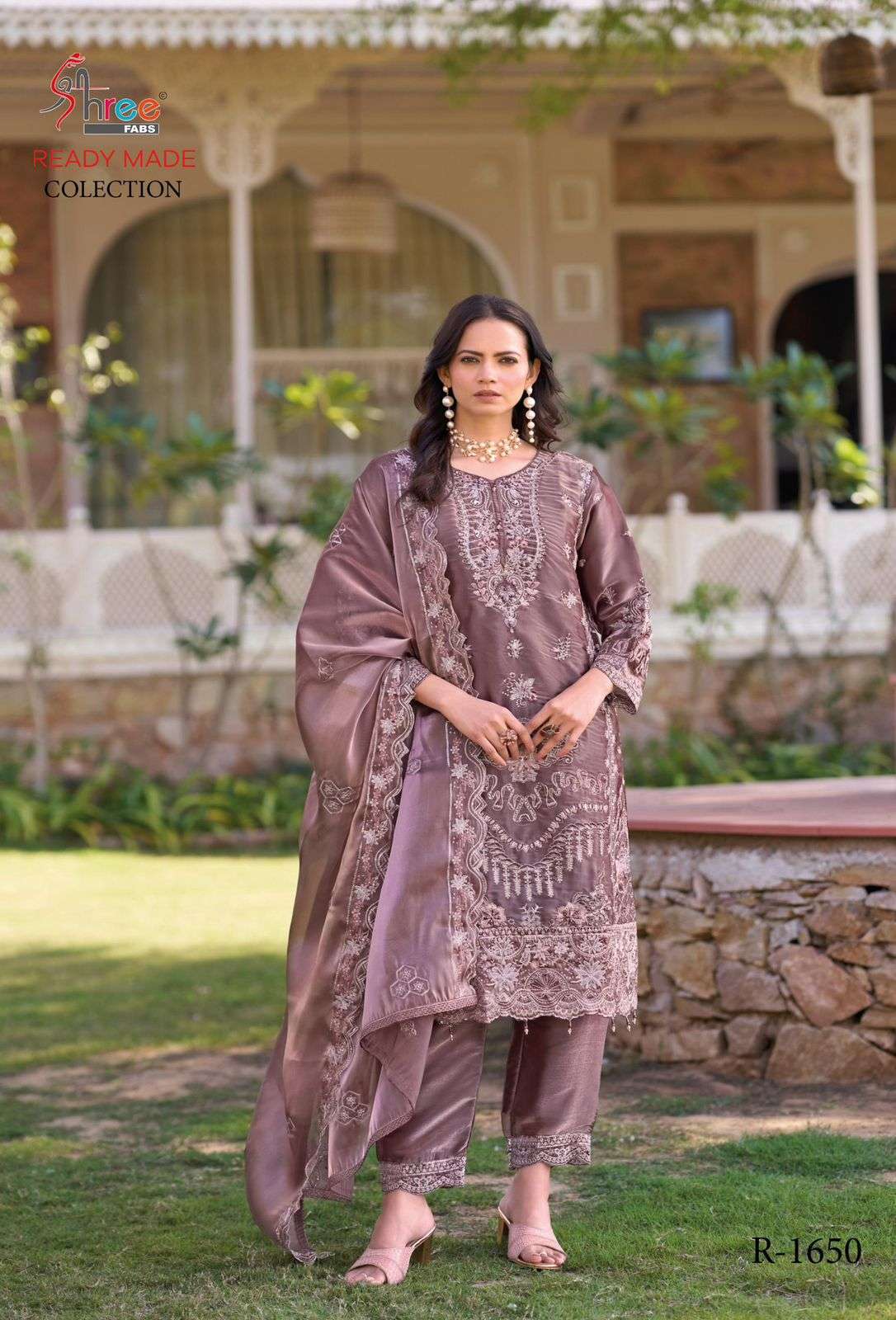 SHREE FAB R 1650 COLORS FESTIVE WEAR READYMADE PAKISTANI SUIT WHOLESALER 2025