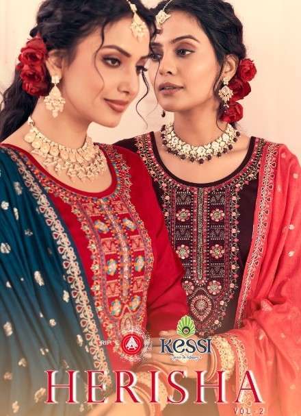 TRIPLE AAA HERISHA VOL 2 FESTIVE COTTON DRESS CATALOG DRESS CATALOG DEALER 2025