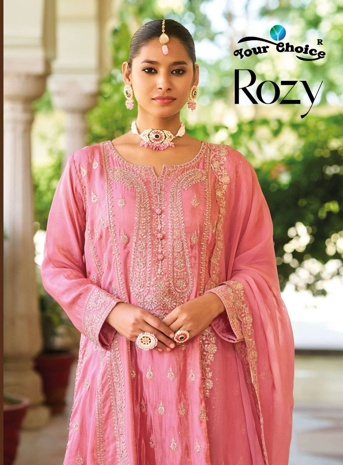 YOUR CHOICE ROZY DESIGNER PEPLUM STYLE DRESS CATALOG WHOLESALER 2025