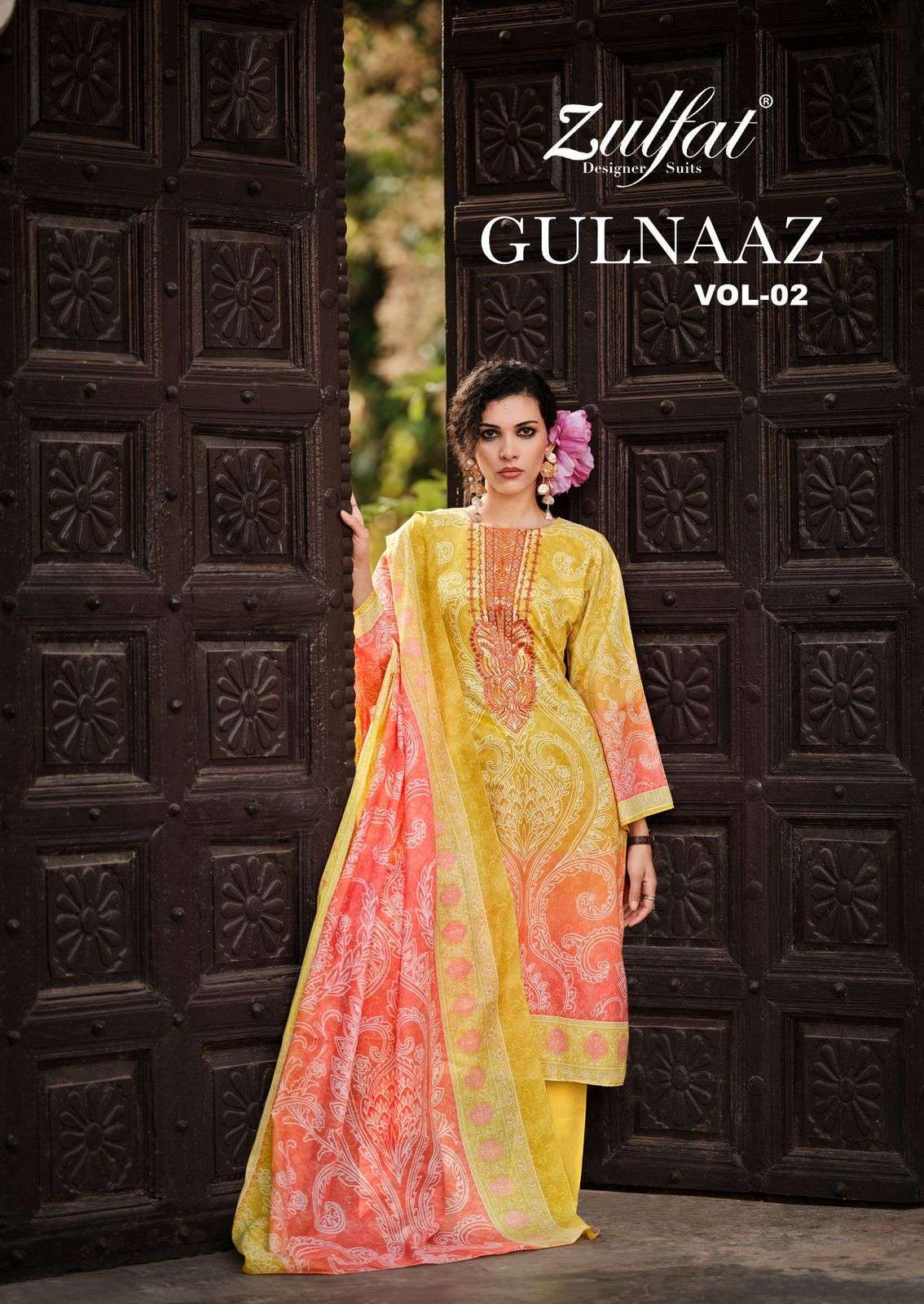 ZULFAT GULNAAZ VOL 2 COTTON SALWER SUIT COLLECTION BEST RATE 