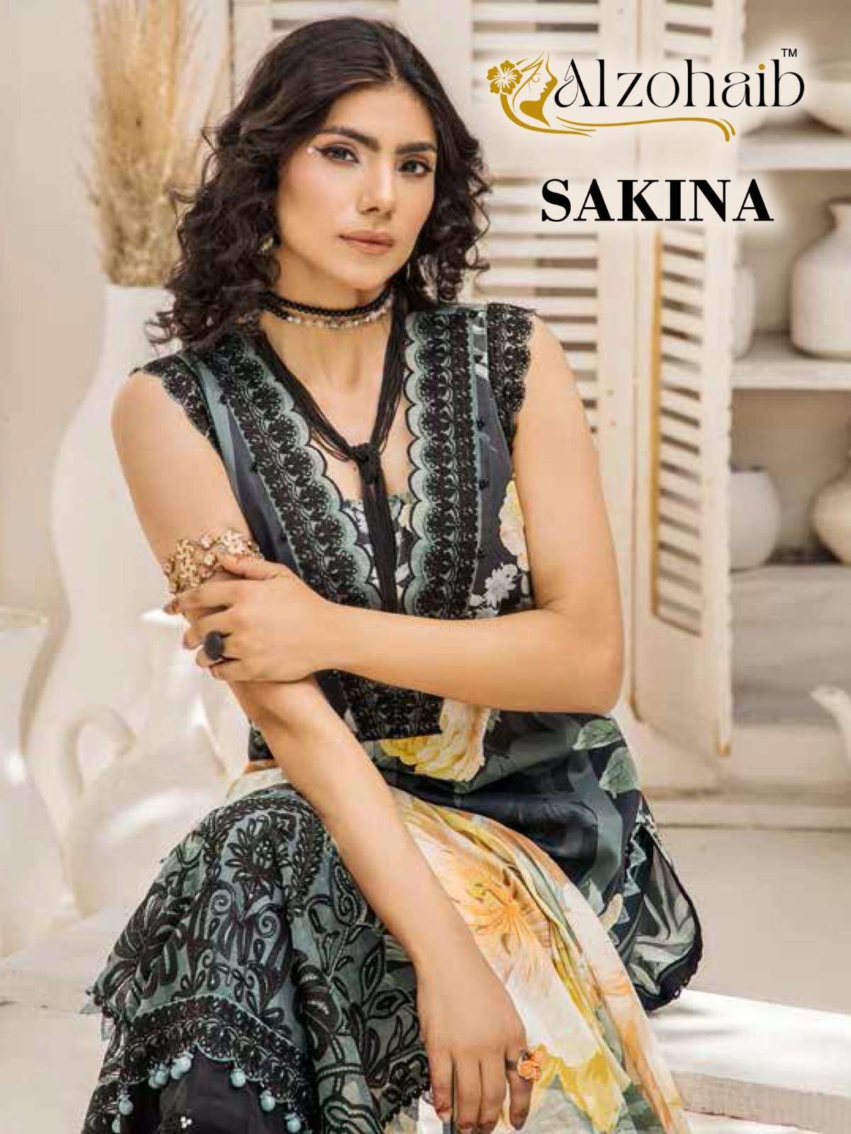 AL ZOHAIB SAKINA PURE COTTON FANCY SUIT PAKISTANI COLLECTION 2025