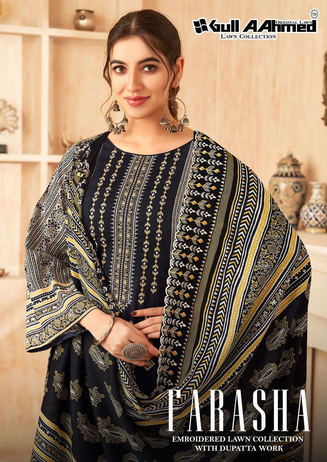 GULL AAHMED FARASHA PURE COTTON LADIES SUIT COLLECTION 2025